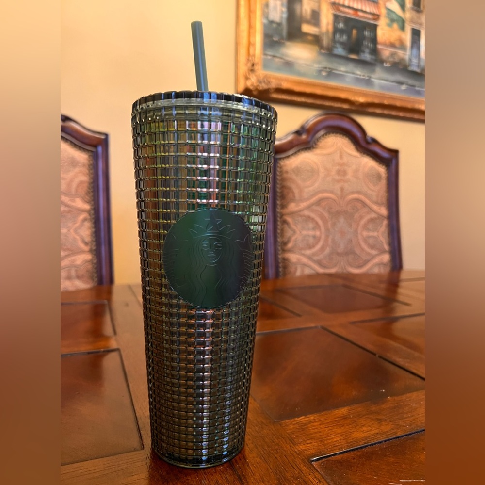 Starbucks Green Grid tumbler - NWT
